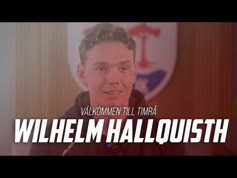 "Jag har mina styrkor i puckspelet..." - Välkommen Wilhelm Hallquisth