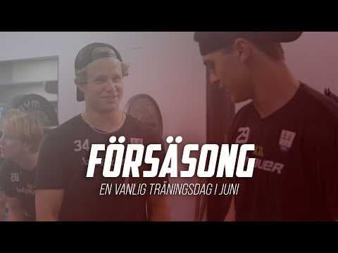 Försäsongsträning - Häng med på en vanlig träningsdag i juni