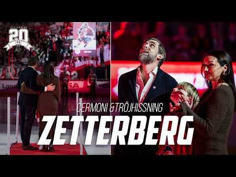 Tröjhissning #20 Henrik Zetterberg
